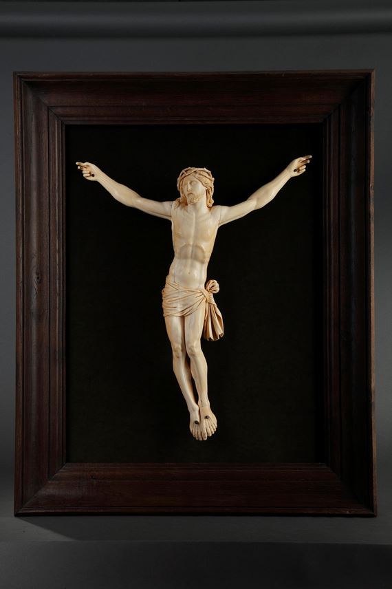 A carved ivory figure of the Crucified Christ | MasterArt